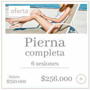 Depilación pierna completa mujeres
