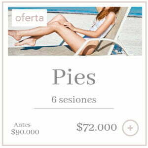 Depilación pies mujeres