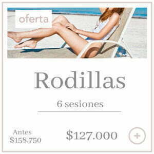 Depilación rodillas mujeres
